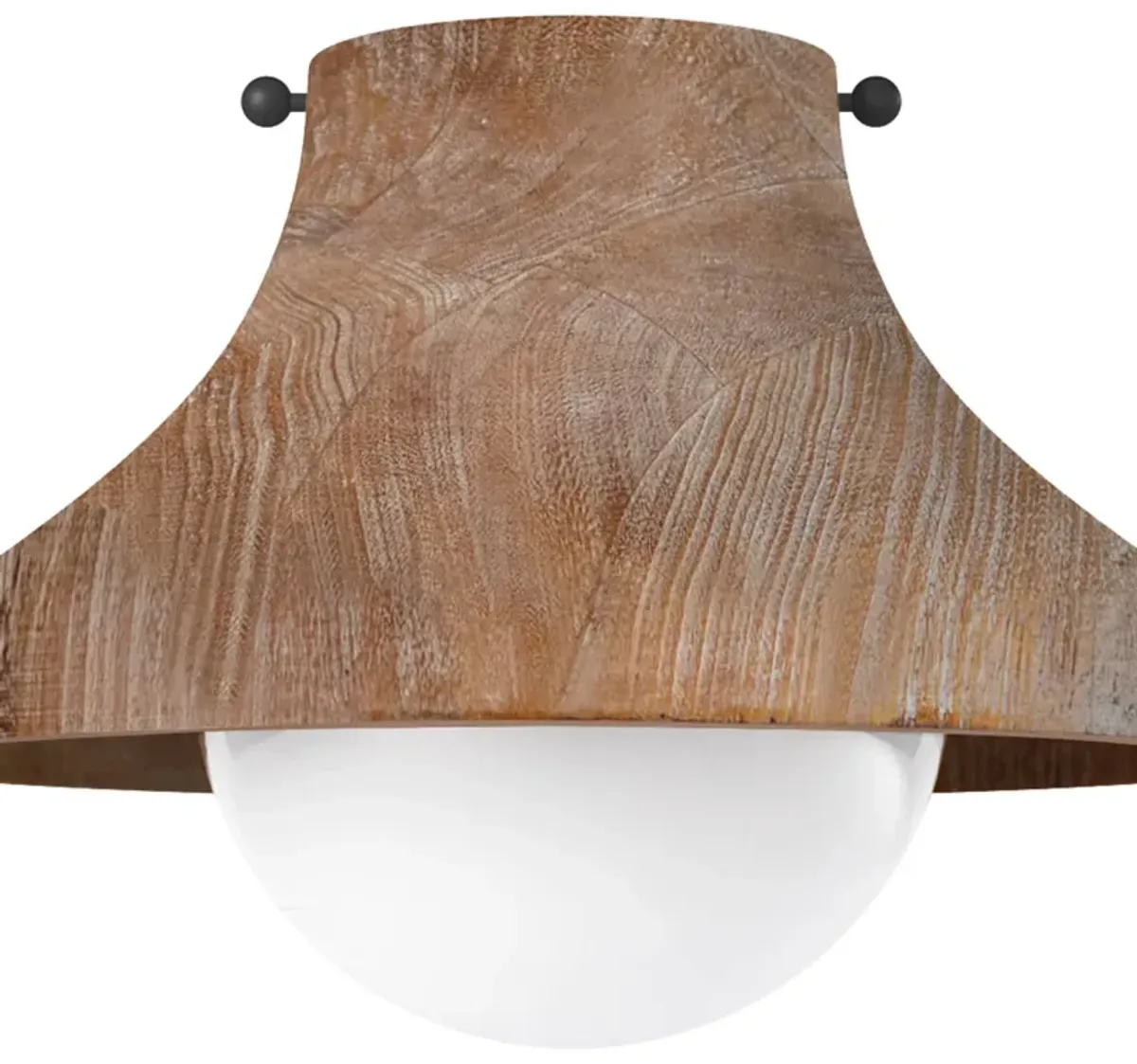 Coastal Living Surfside Wood Flush Mount (Natural)