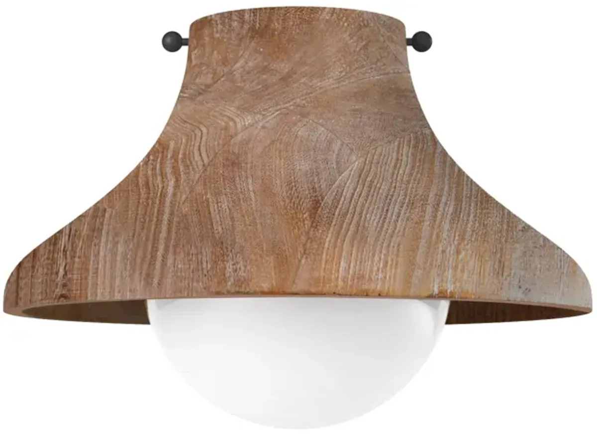 Coastal Living Surfside Wood Flush Mount (Natural)