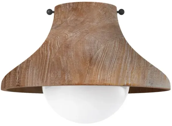 Coastal Living Surfside Wood Flush Mount (Natural)