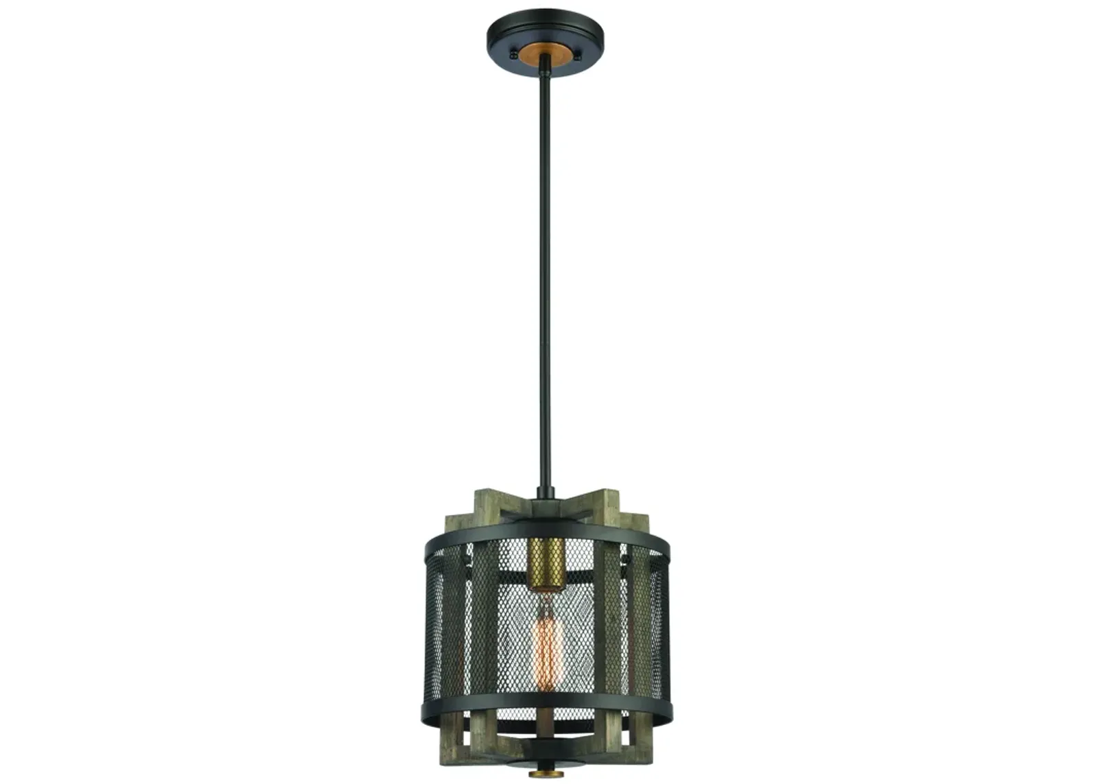 Woodbridge 10" Wide 1-Light Mini Pendant - Matte Black