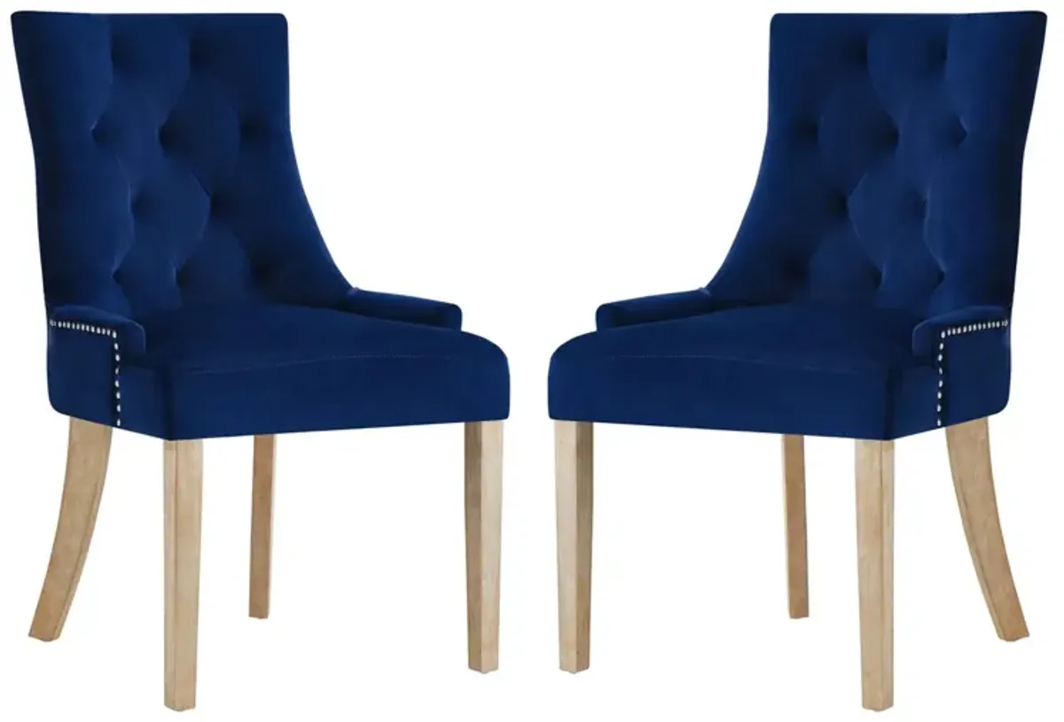 Pose Dining Chair Performance Velvet Set of 2