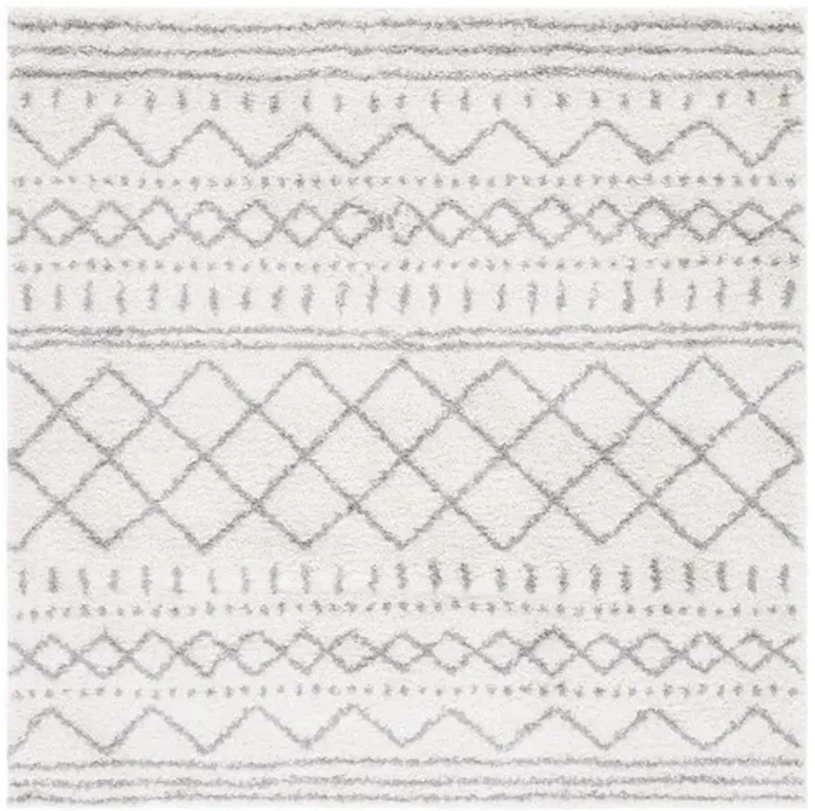 ARIZONA SHAG Square Power Loomed 5'-1" X 5'-1" Square Rug