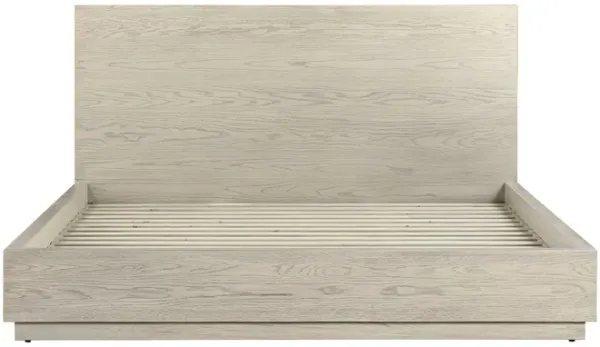 Abbey King Platform Bed Frame in Gray Oak Wood