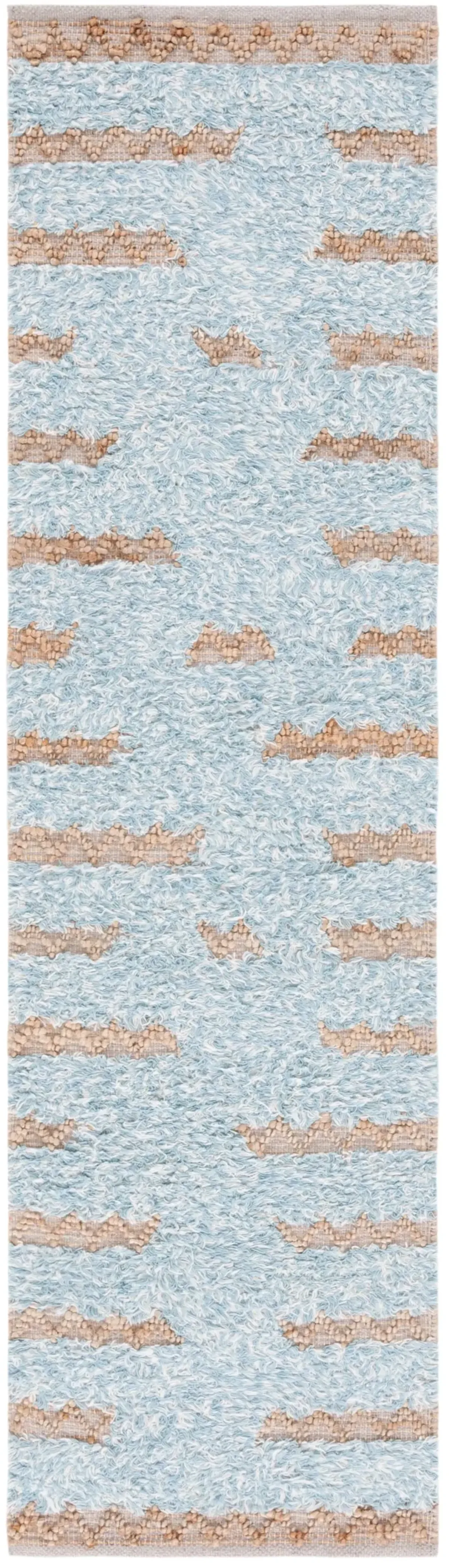 NATURA 505 BLUE  2'-3' x 8' Runner Rug