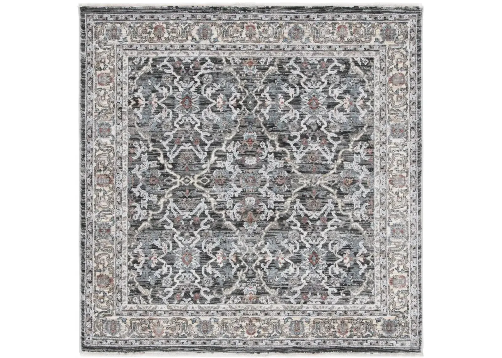 ARTIFACT 554 CHARCOAL  4' x 4' Square Square Rug