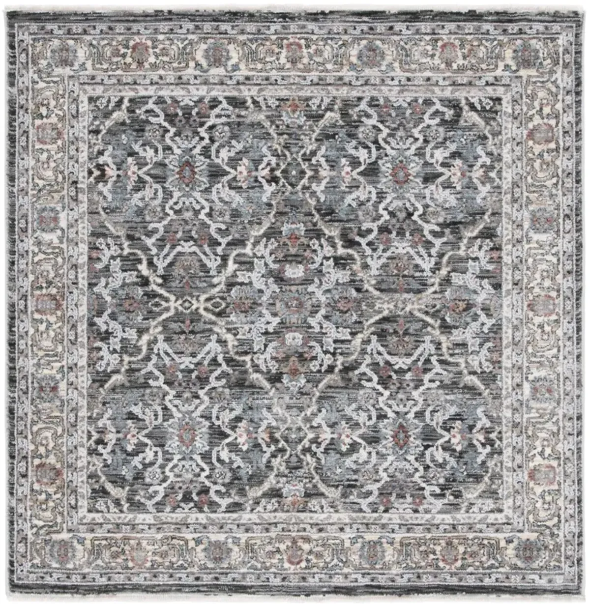 ARTIFACT 554 CHARCOAL  4' x 4' Square Square Rug