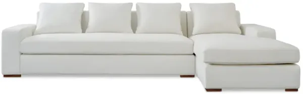 Thomas Right Sectional Ivory