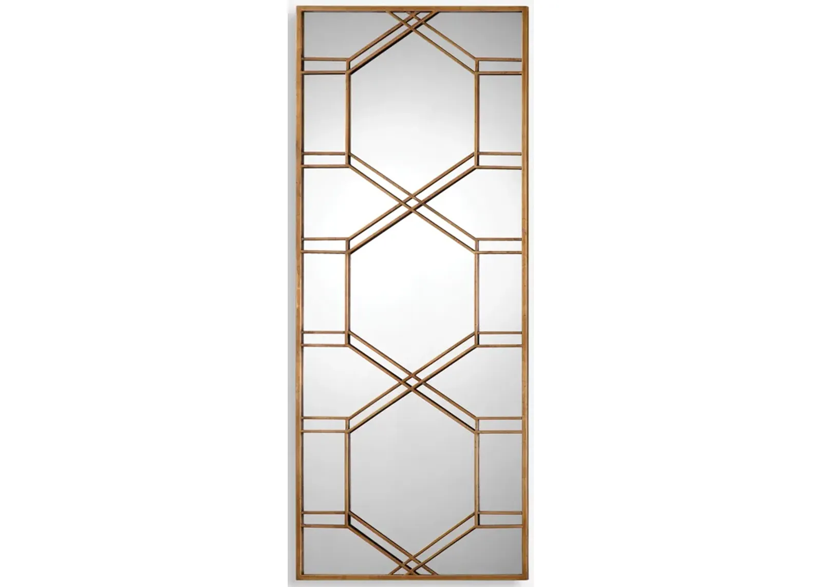 Kennis Gold Leaf Leaner Mirror