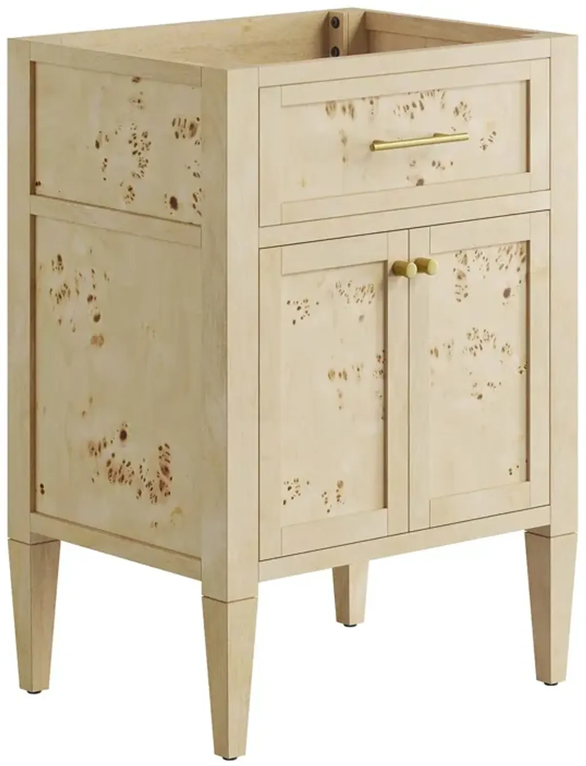 Elysian 24" Wood Bathroom Vanity Cabinet (Sink Basin Not Included)
