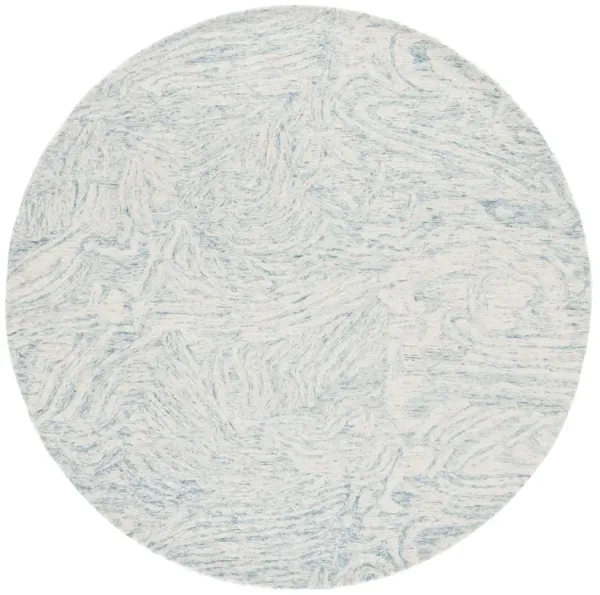 EBONY Hand Tufted 6' x 6' Round area rug