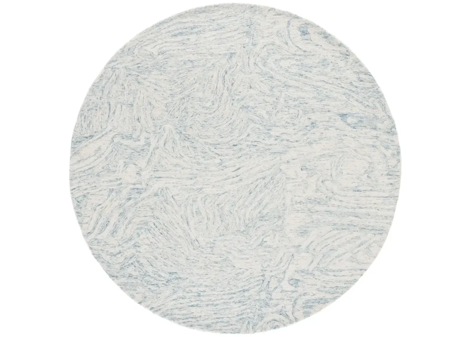 EBONY 917 IVORY  6' x 6' Round Round Rug