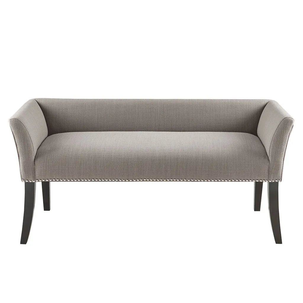 Madison Park Welburn Grey Accent Bench