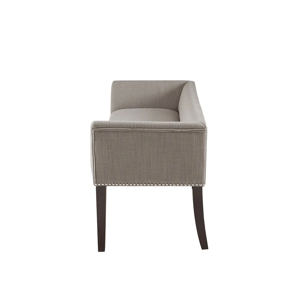 Madison Park Welburn Grey Accent Bench