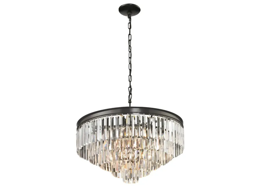 Palacial 24" Wide 6-Light Chandelier - Oil Rubbed Bronze