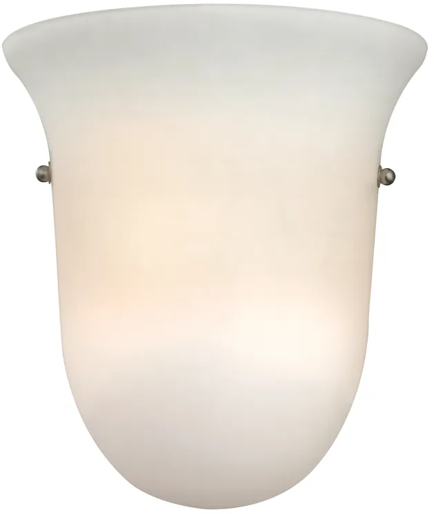 Wall Sconces 8" High 1-Light Sconce - Brushed Nickel