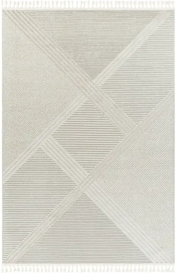 Finland FND-2304 5'3" x 7' Machine Woven Rug