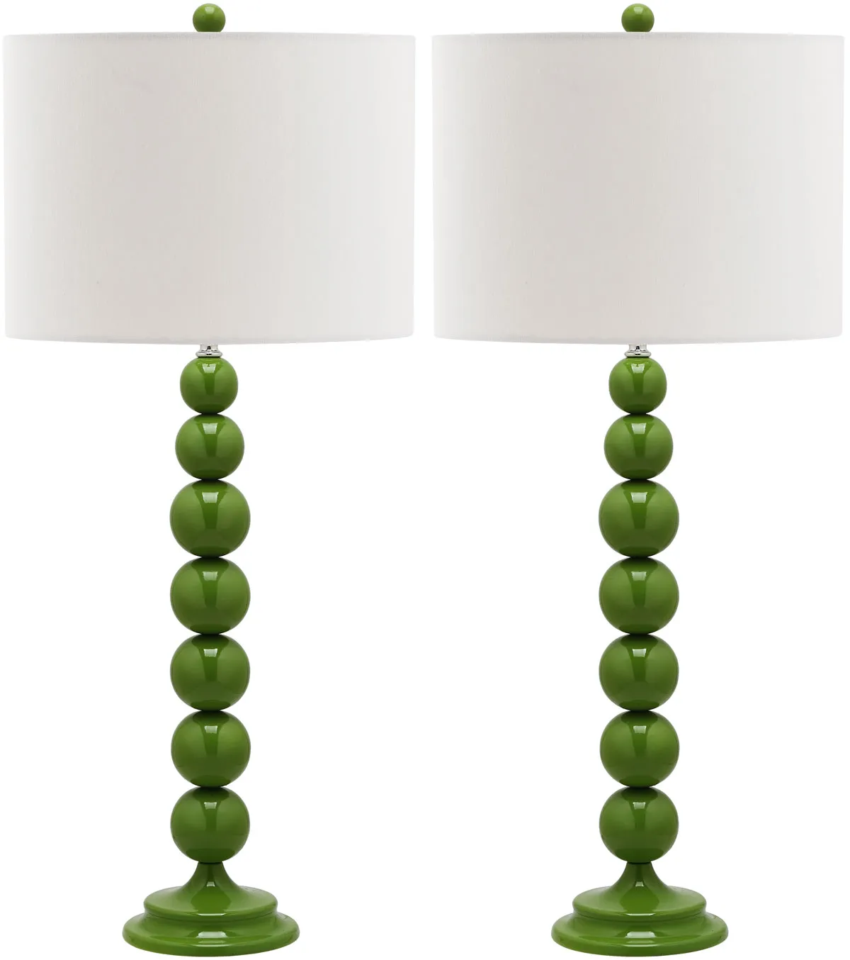 Jenna 31.5-Inch H Stacked Ball Lamp - Set of 2