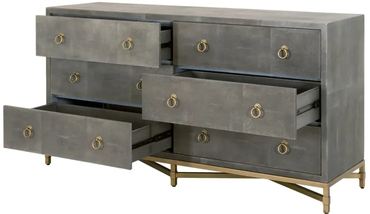 Strand Shagreen 6-Drawer Double Dresser