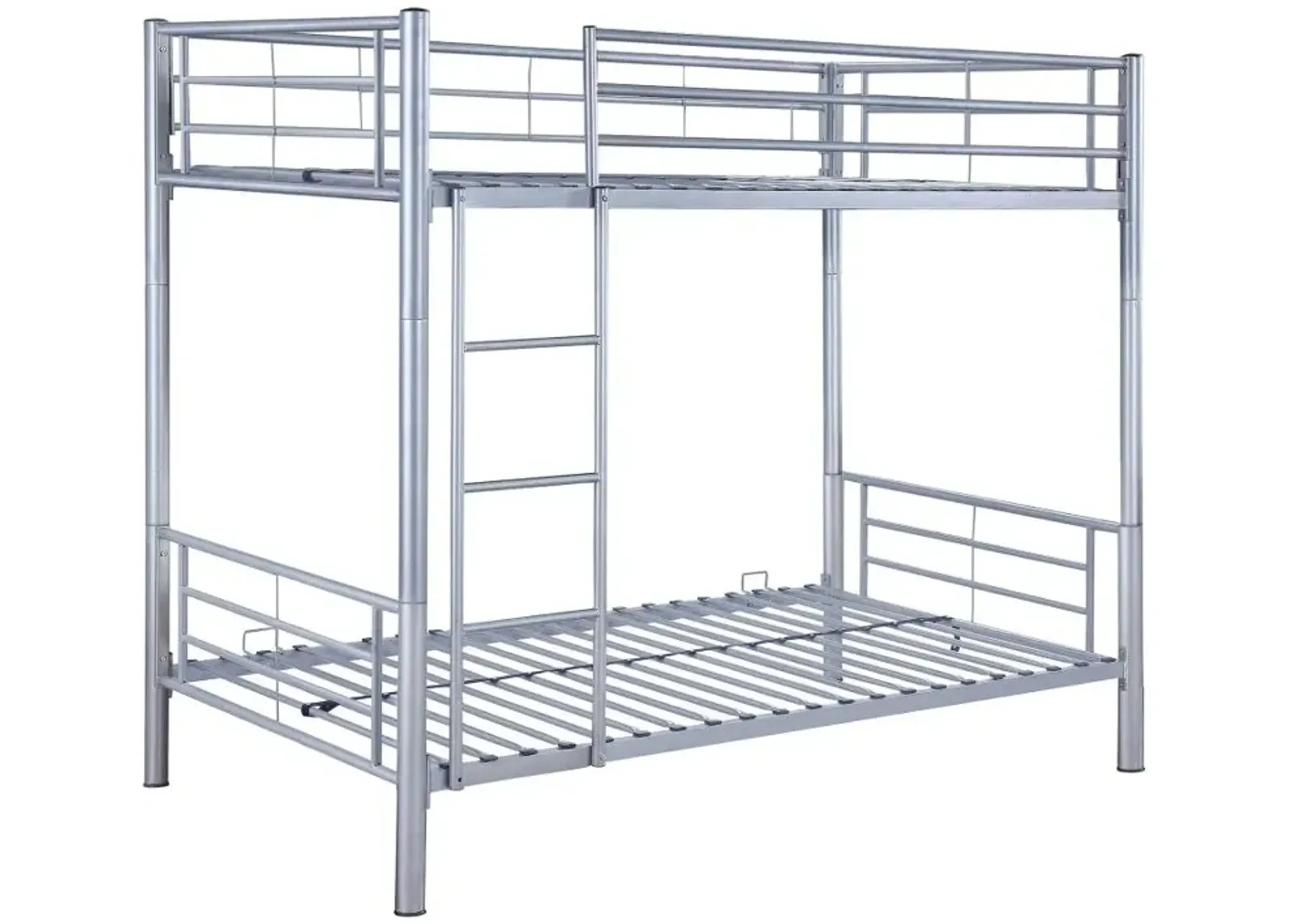 Hayward Twin Over Twin Bunk Bed Silver