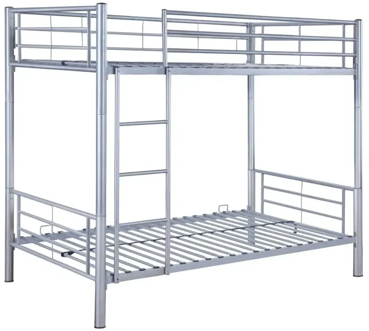 Hayward Twin Over Twin Bunk Bed Silver