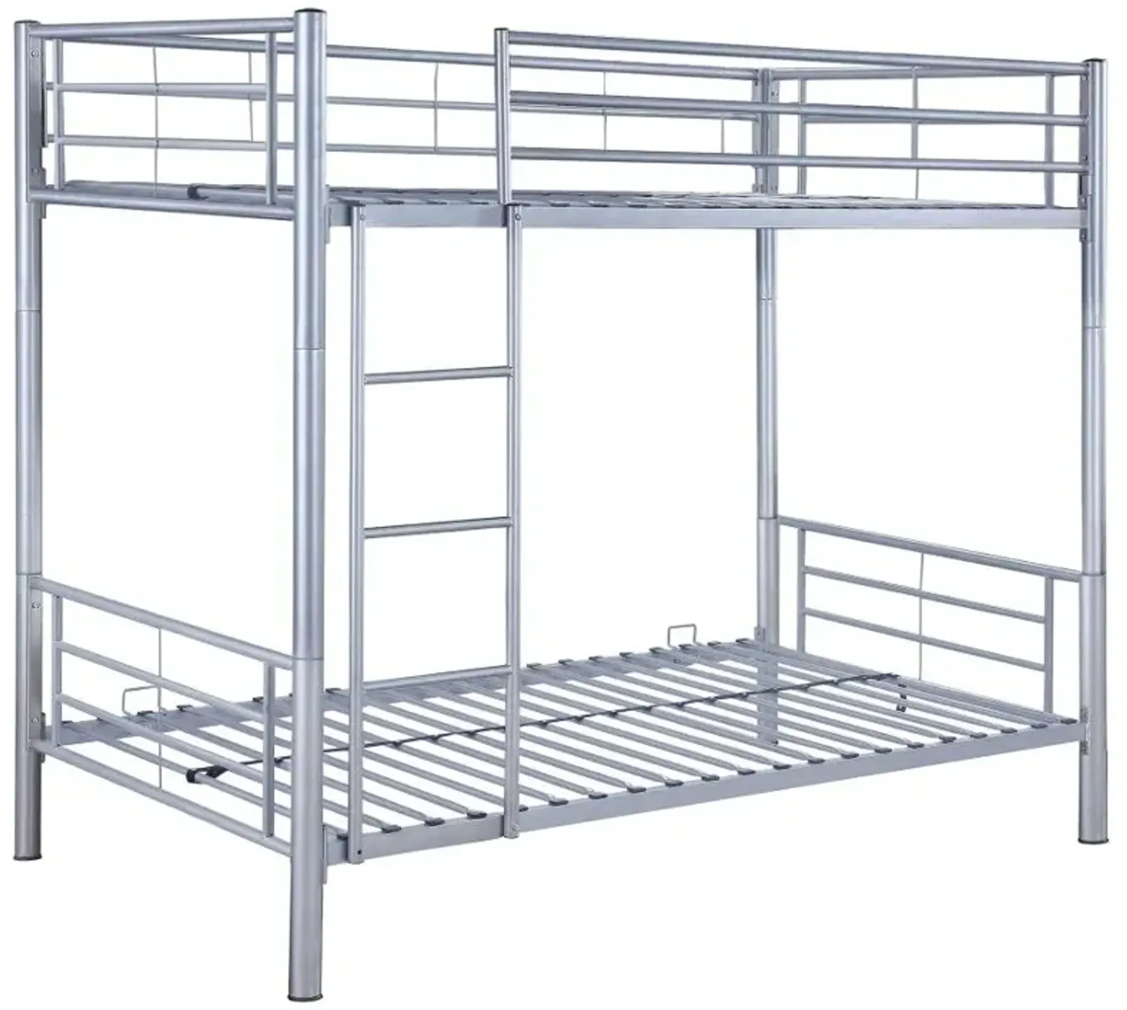 Hayward Twin Over Twin Bunk Bed Silver