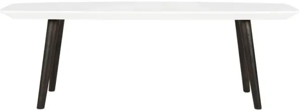 JOSIAH RETRO MID CENTURY RECTANGLE LACQUER COFFEE TABLE