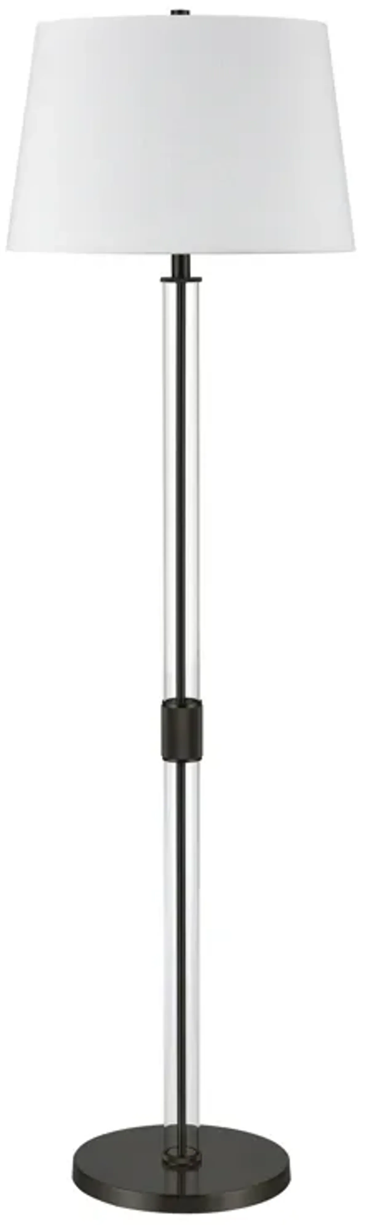 Roseden Court 62" High 1-Light Floor Lamp - Black