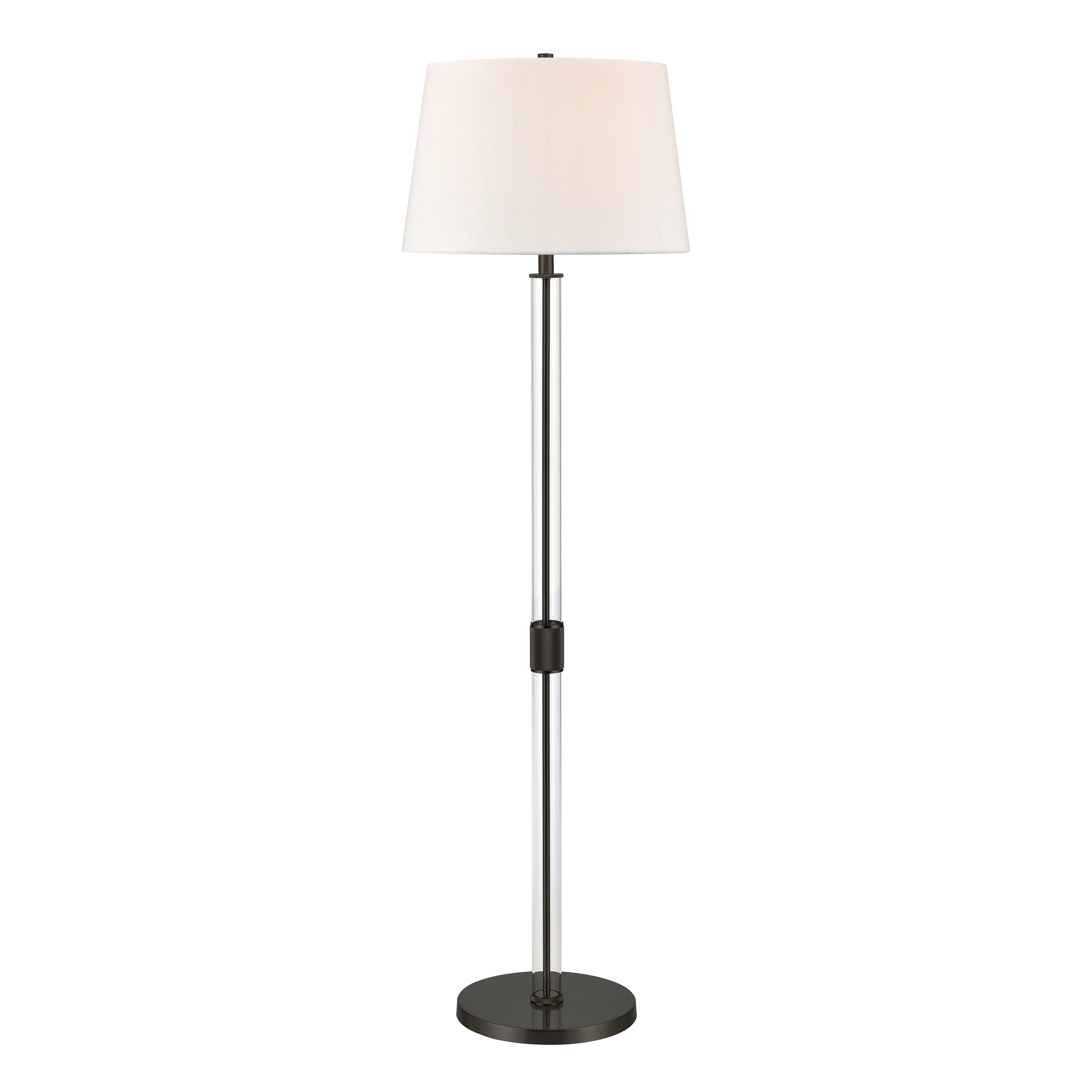 Roseden Court 62" High 1-Light Floor Lamp - Black