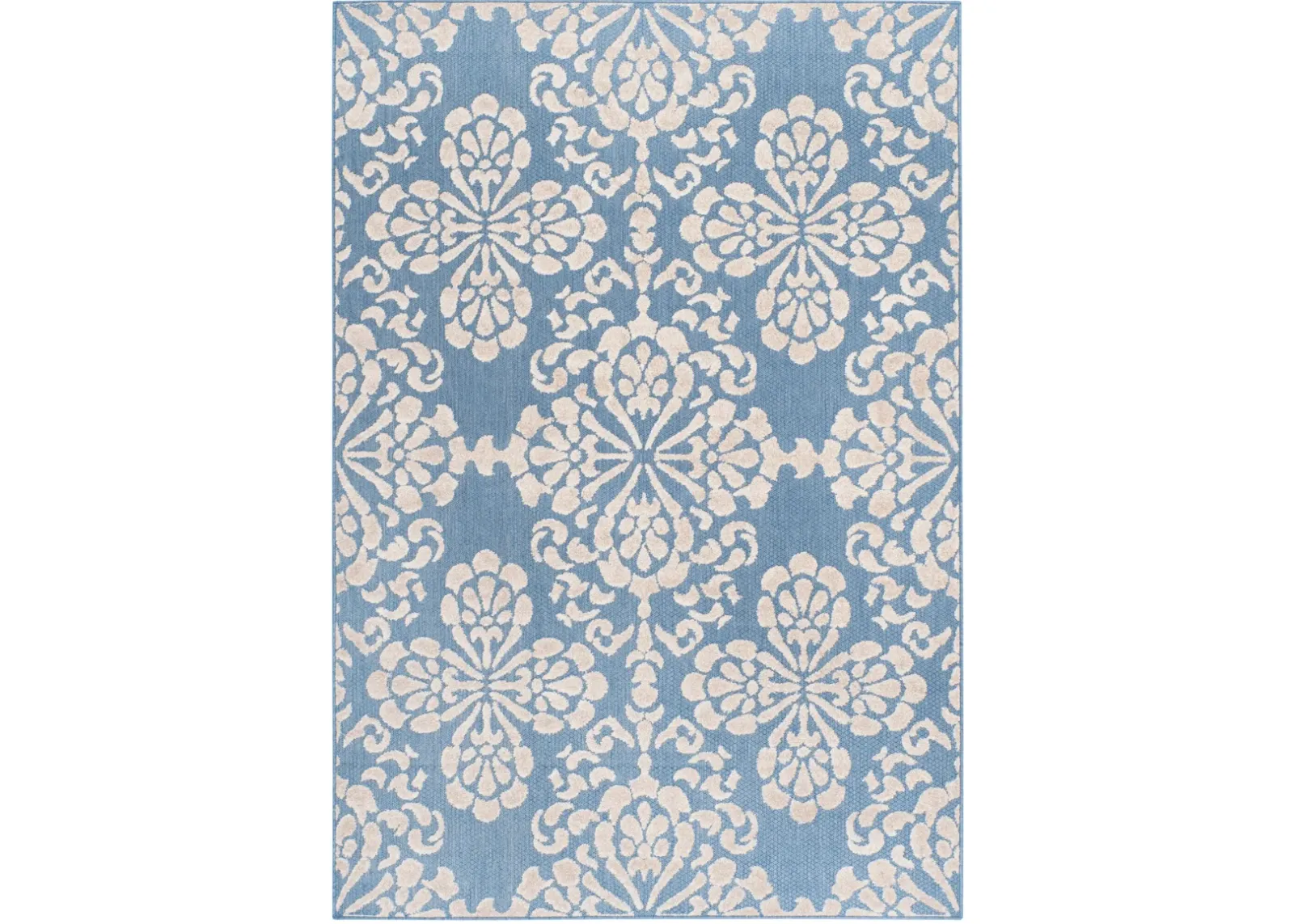 Cottage COT908F Light Blue / Beige Rug 