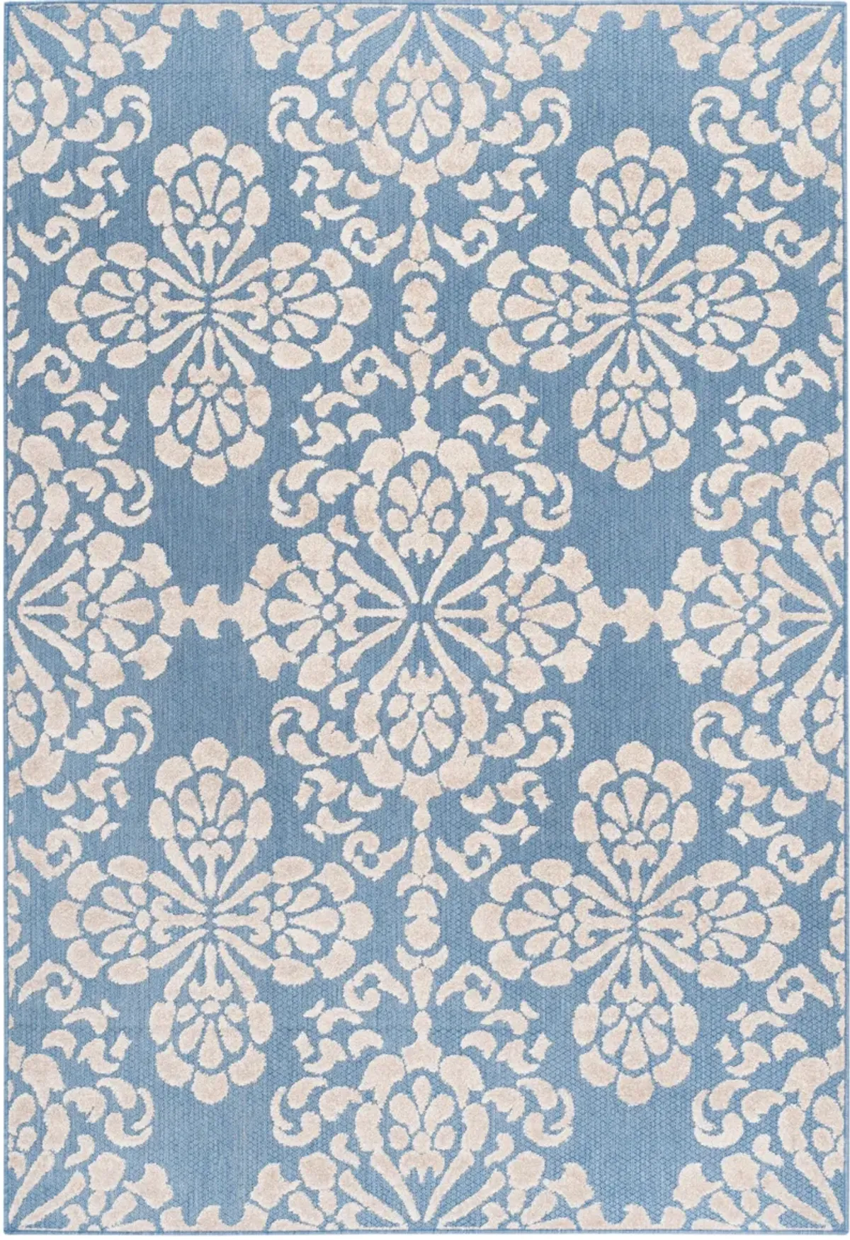 Cottage COT908F Light Blue / Beige Rug 