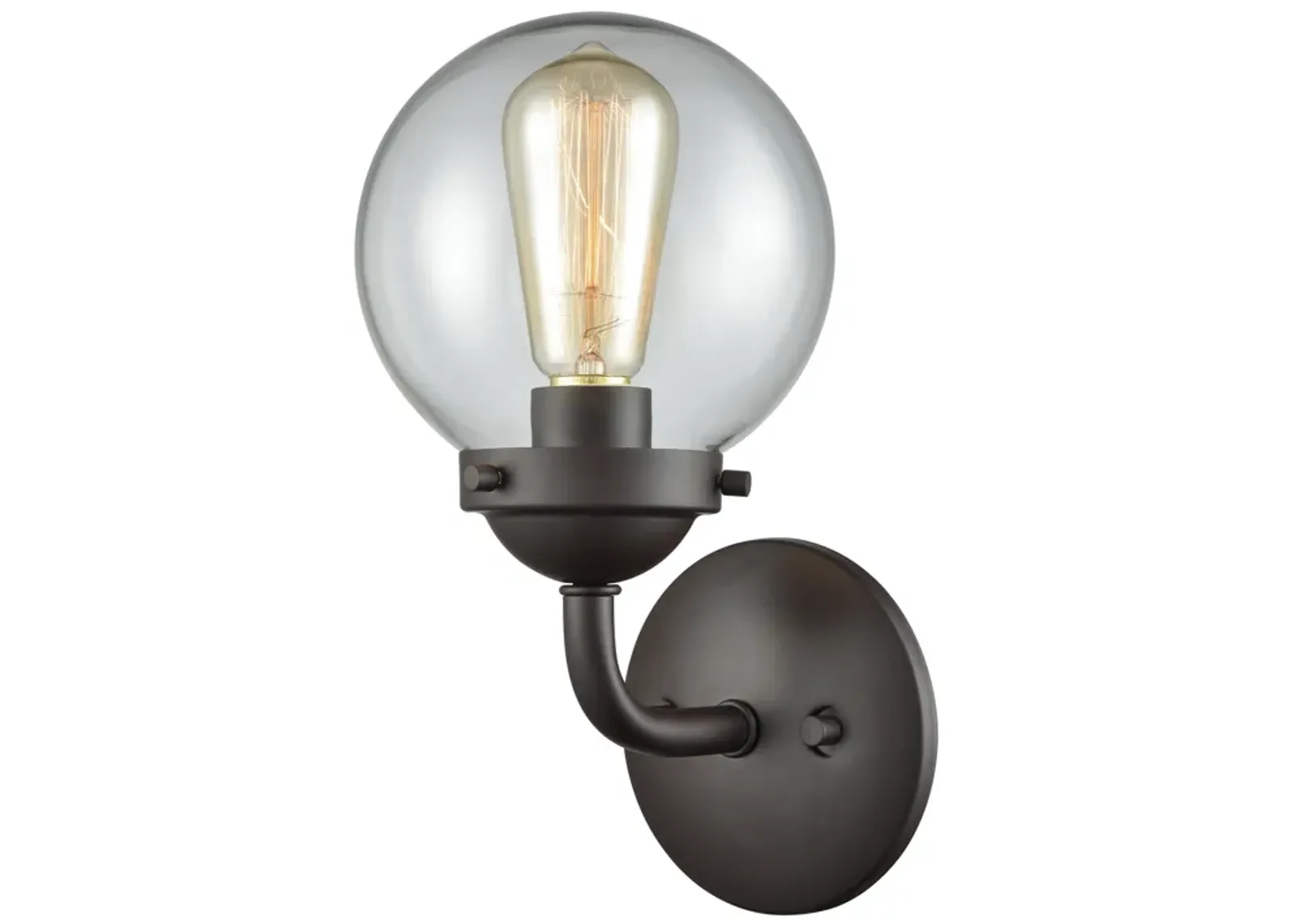 Beckett 12" High 1-Light Sconce - Oil Rubbed Bronze