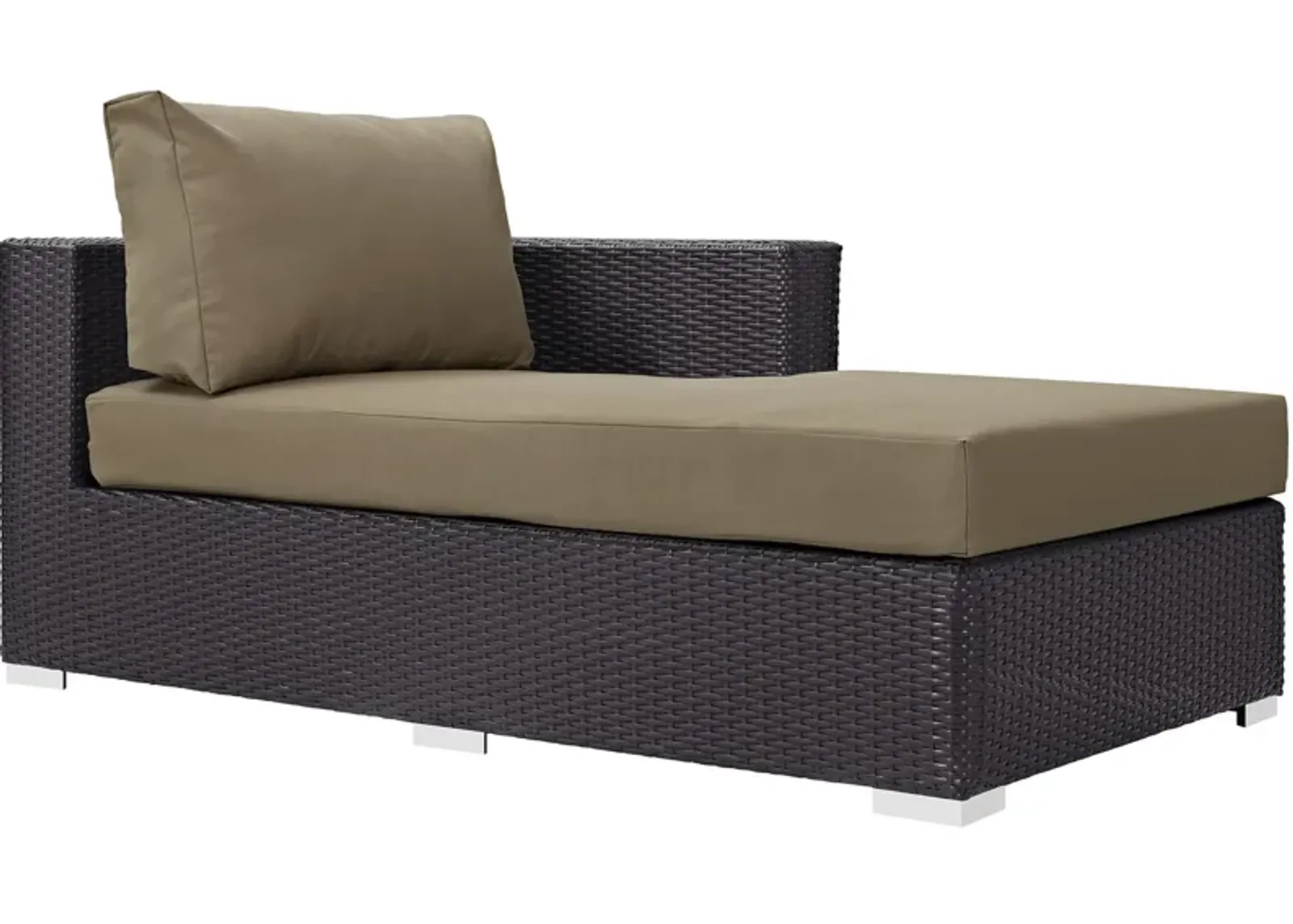 Convene Outdoor Patio Fabric Right Arm Chaise