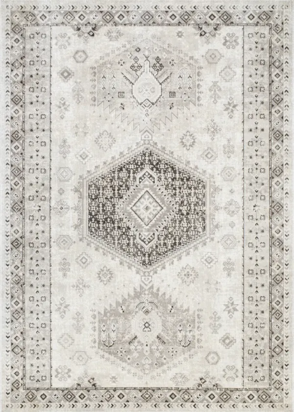 Basel BOS-2301 2'1" x 3'9" Machine Woven Rug