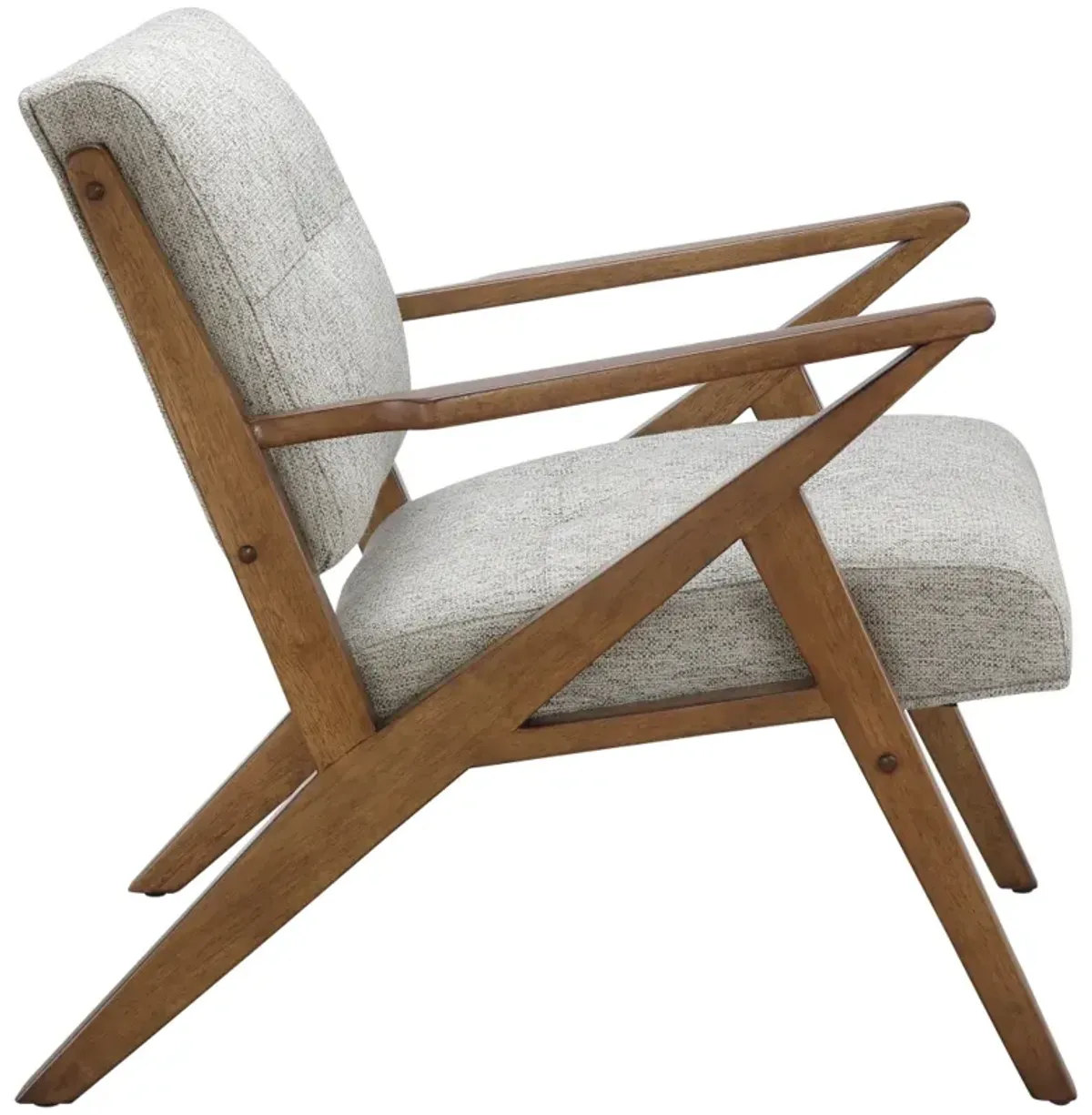 INK+IVY Rocket Light Grey Lounge Chair