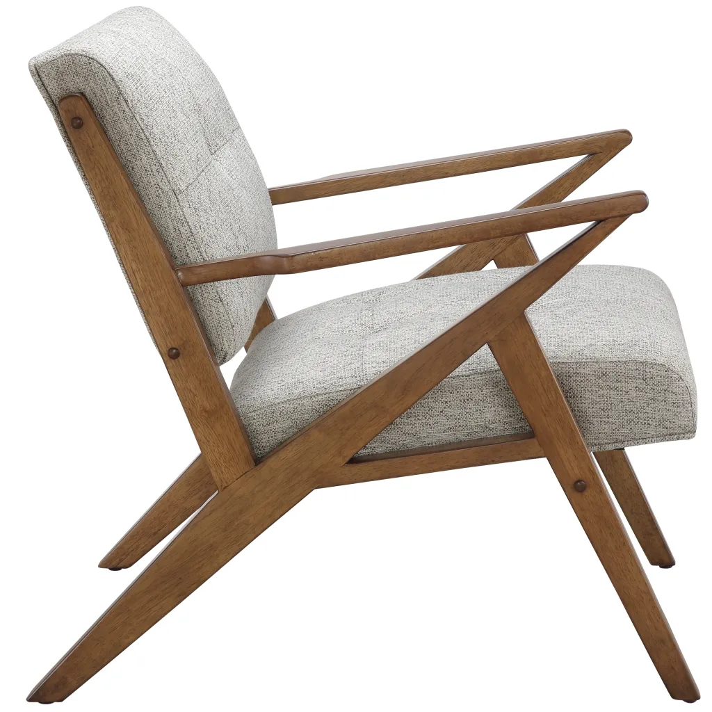 INK+IVY Rocket Light Grey Lounge Chair