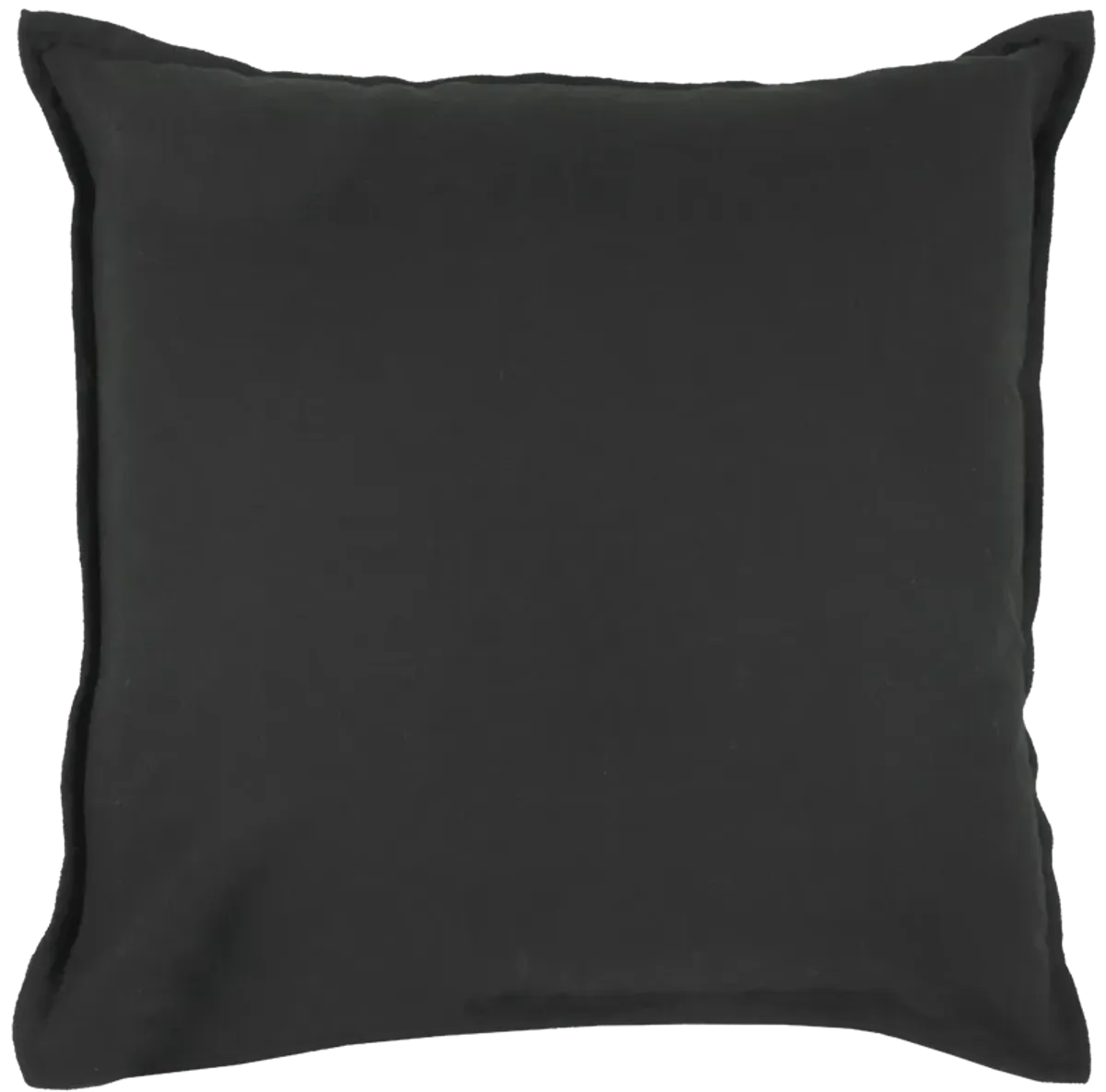 Solid Black Pillow