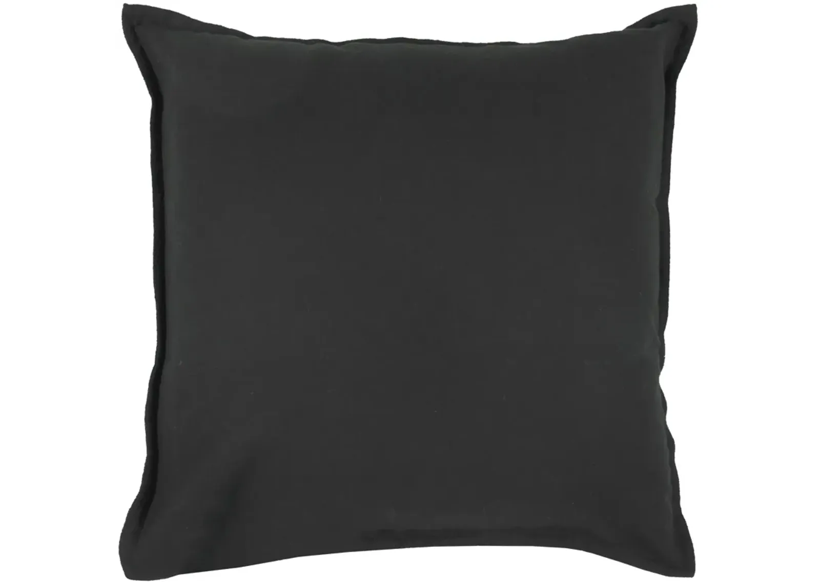 Solid Black Pillow