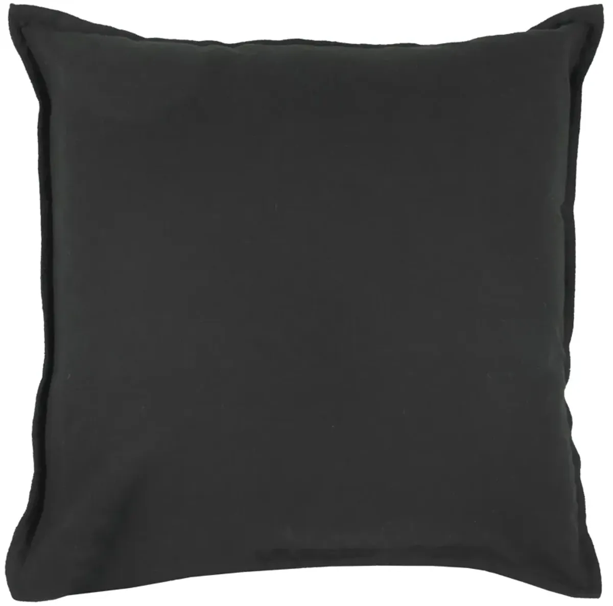 Solid Black Pillow