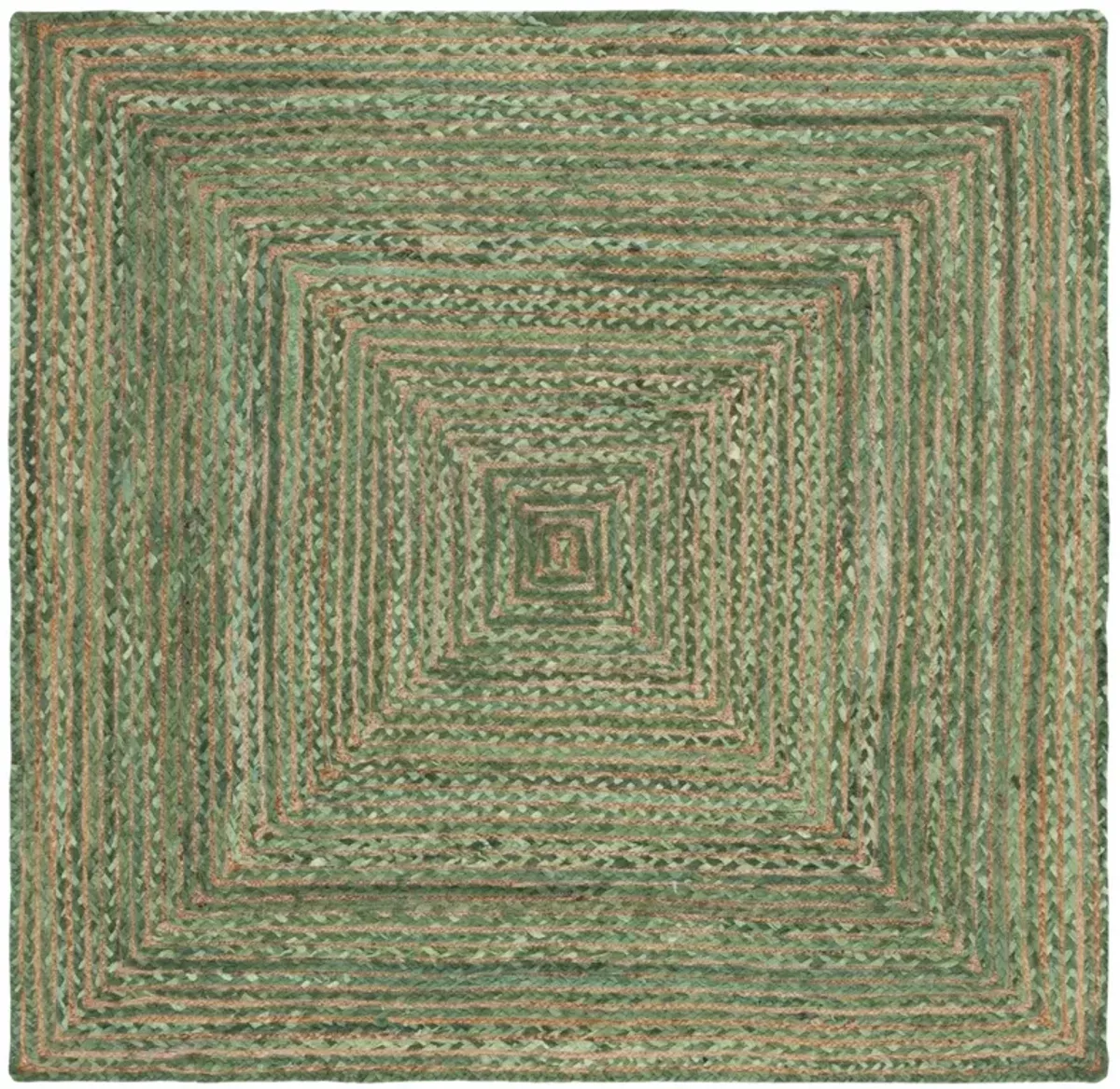 CAPE COD 202 GREEN  5' x 5' Square Square Rug