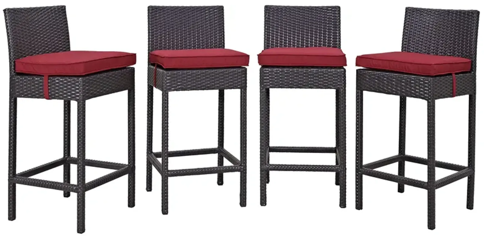 Convene 4 Piece Outdoor Patio Pub Set