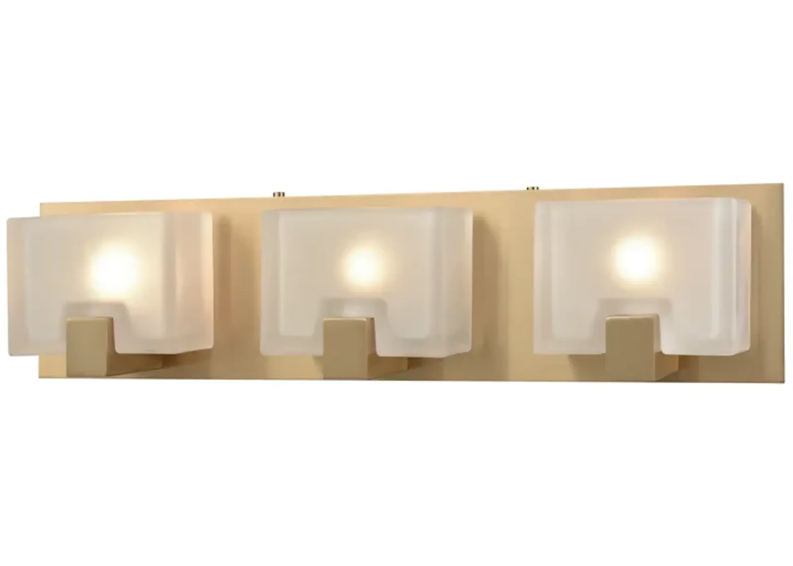 Ridgecrest 21" Wide 3-Light Vanity Light - Satin Brass