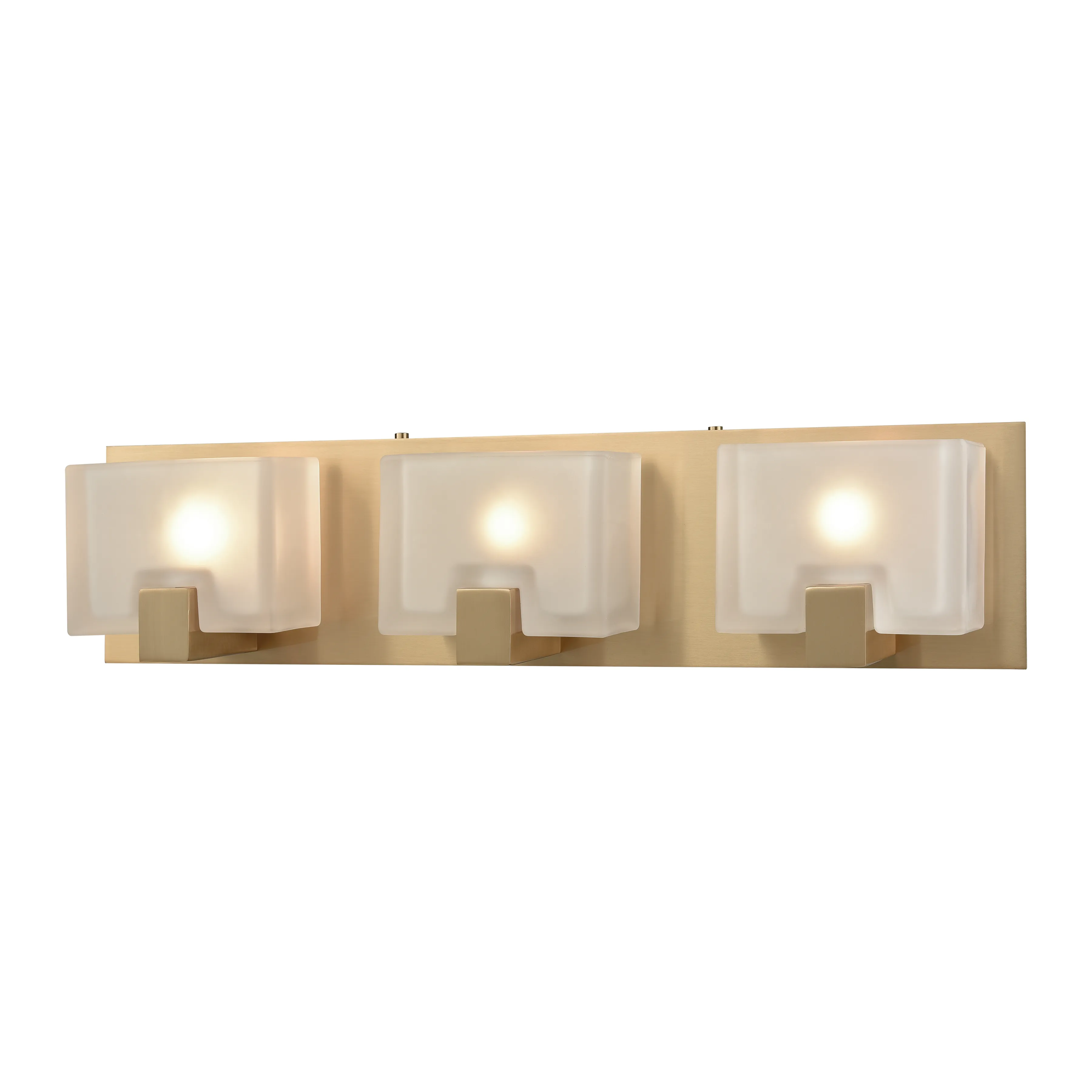 Ridgecrest 21" Wide 3-Light Vanity Light - Satin Brass