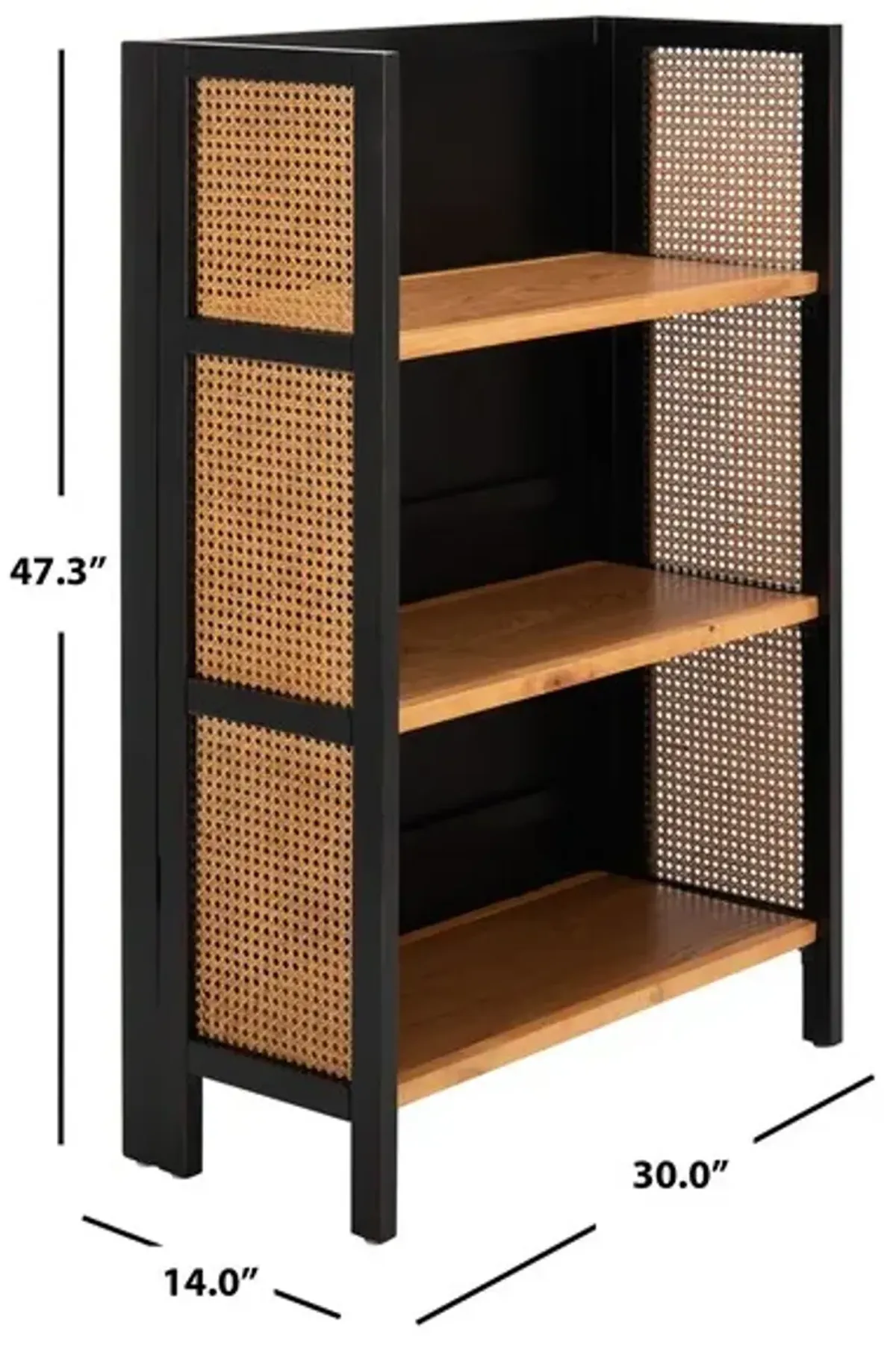FRANZ 3 SHELF OPEN TOP ETAGERE