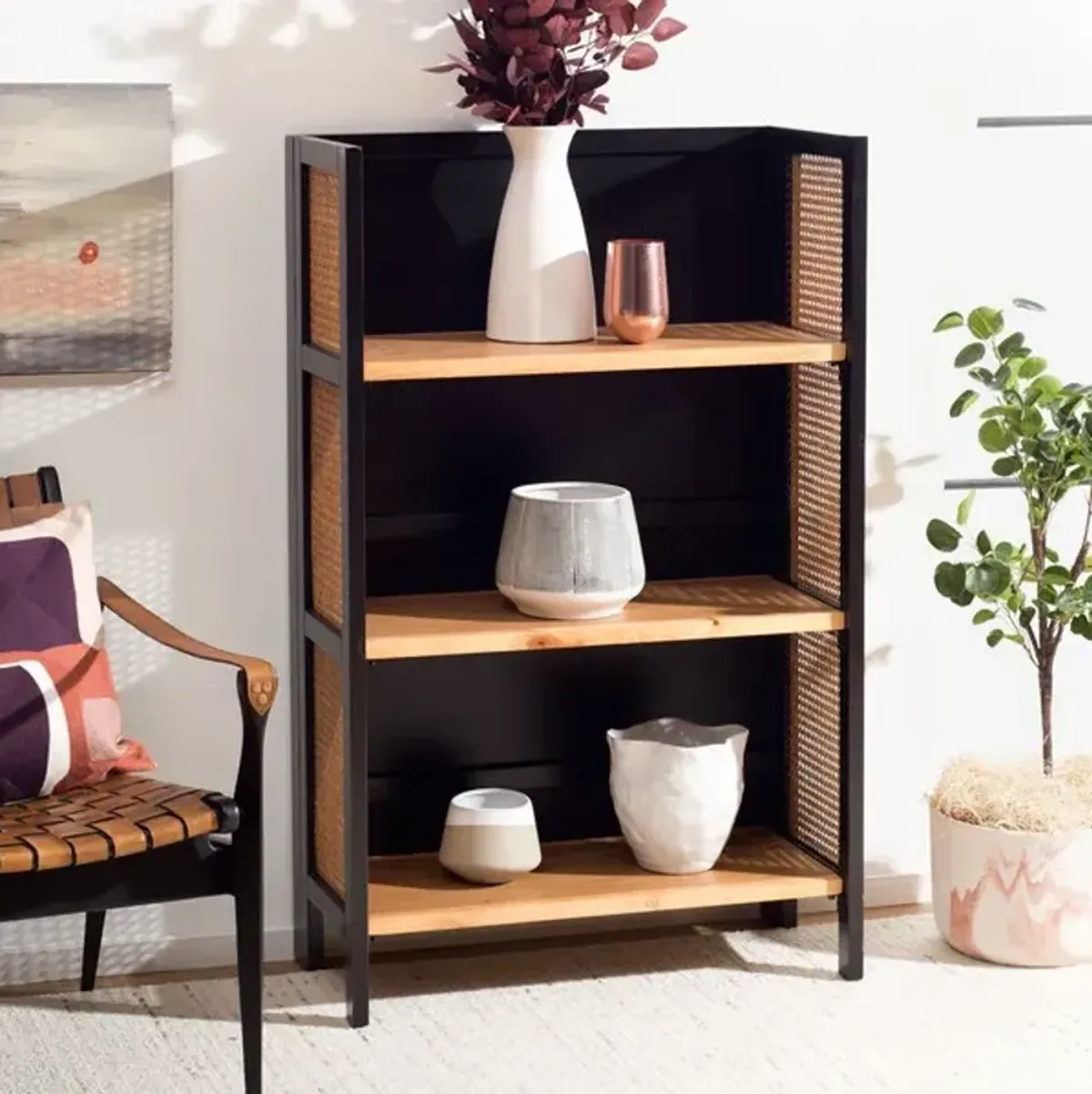 FRANZ 3 SHELF OPEN TOP ETAGERE