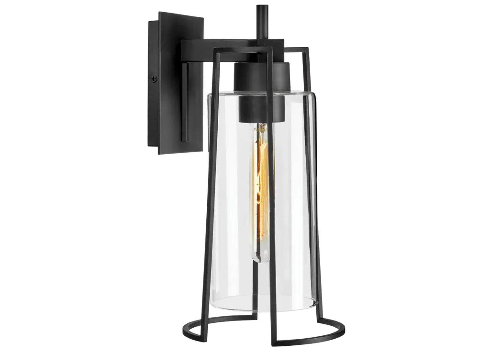 Cere Indoor/Outdoor Wall Light - Matte Black