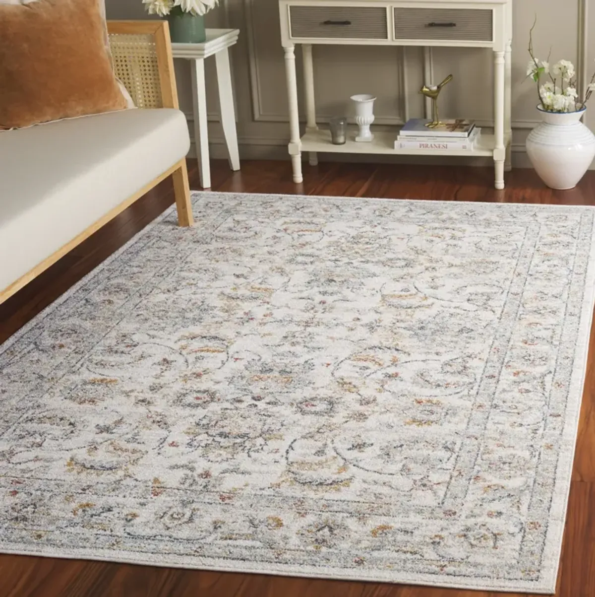 AVALON 220 IVORY  8' x 10' Large Rectangle Rug