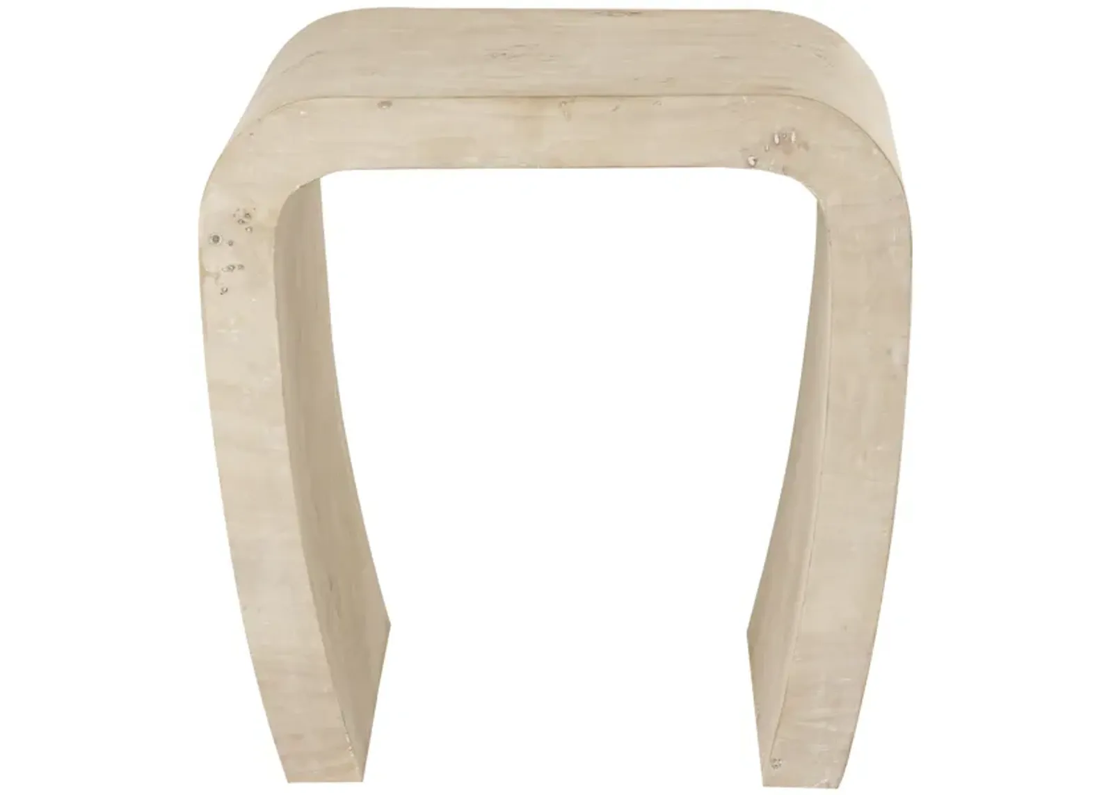 Clip Accent Table - White Burl