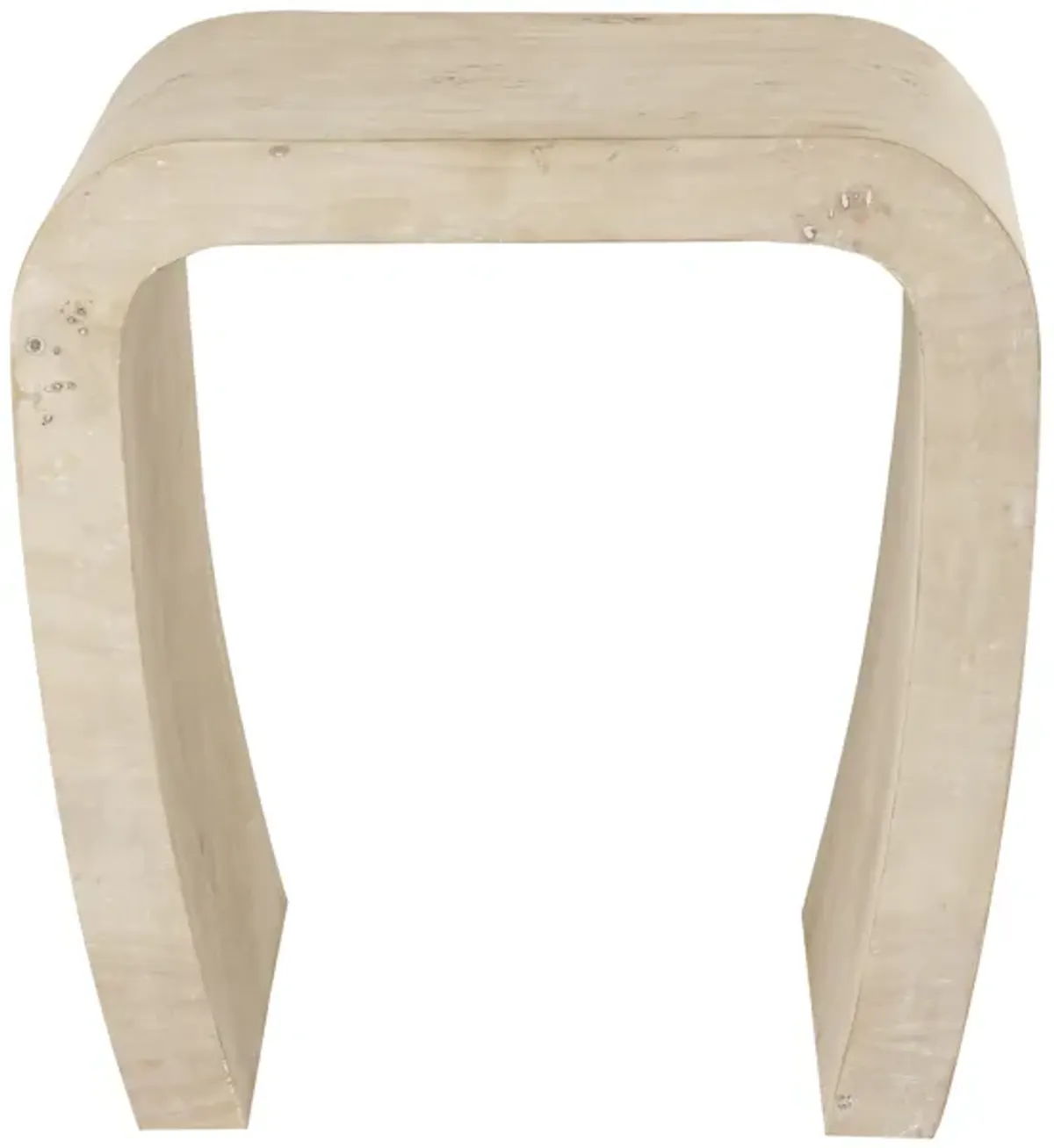 Clip Accent Table - White Burl