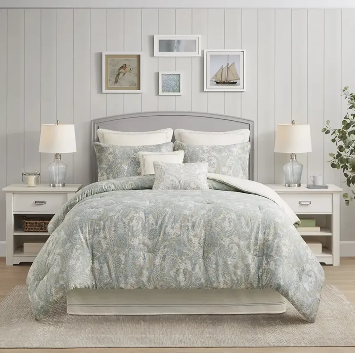 Harbor House Chelsea Blue Cotton Comforter Set