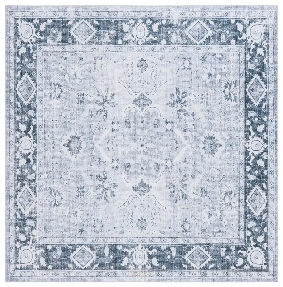 ARIZONA 118 Green 6' X 6' Square Square Rug